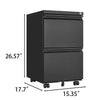 Secure Rolling File Cabinet for Home Office