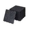 Versatile Waterproof Interlocking Deck Tiles - Pebble Stone Design