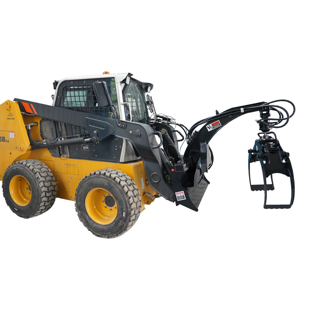 Hydraulic Rotating Log Grapple for Mini Skid Steers