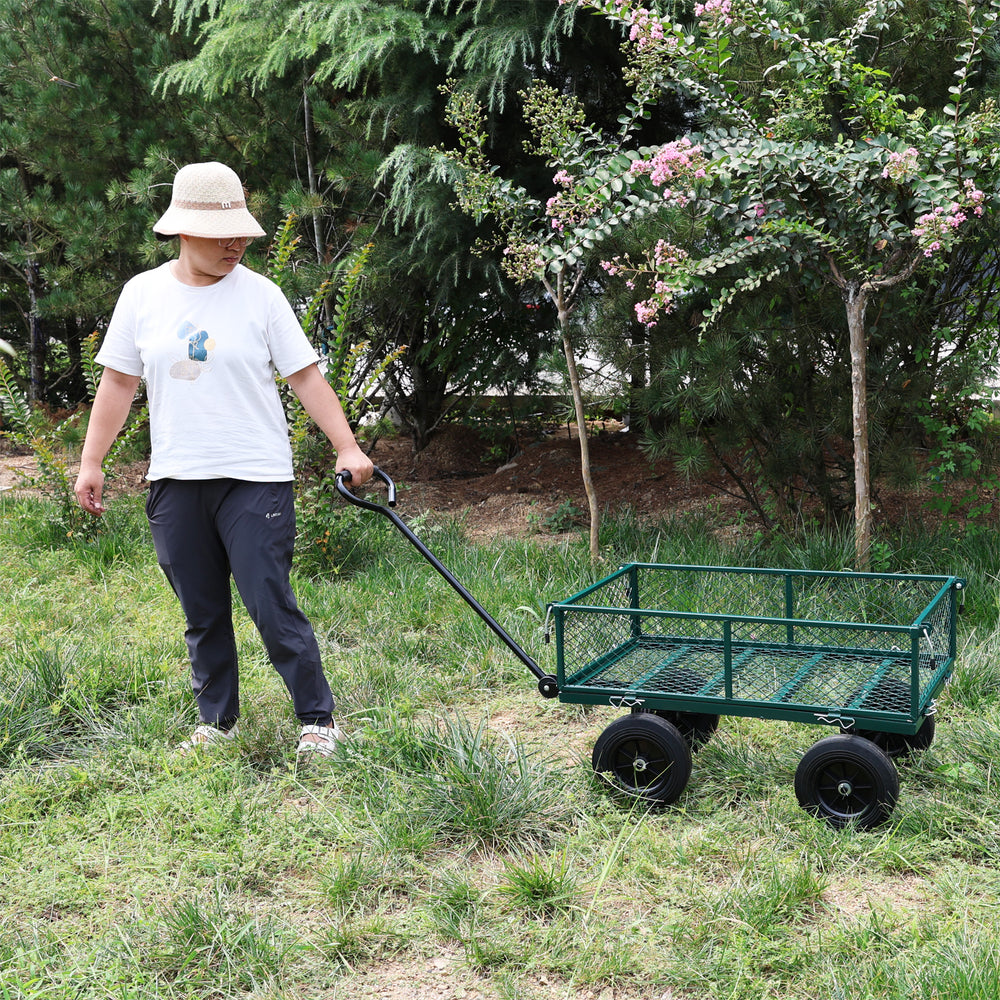 Green Wagon Wheelie: Effortless Garden Transport!