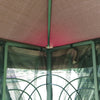 Cozy Garden Gazebo with Ventilated Roof & Mosquito Net