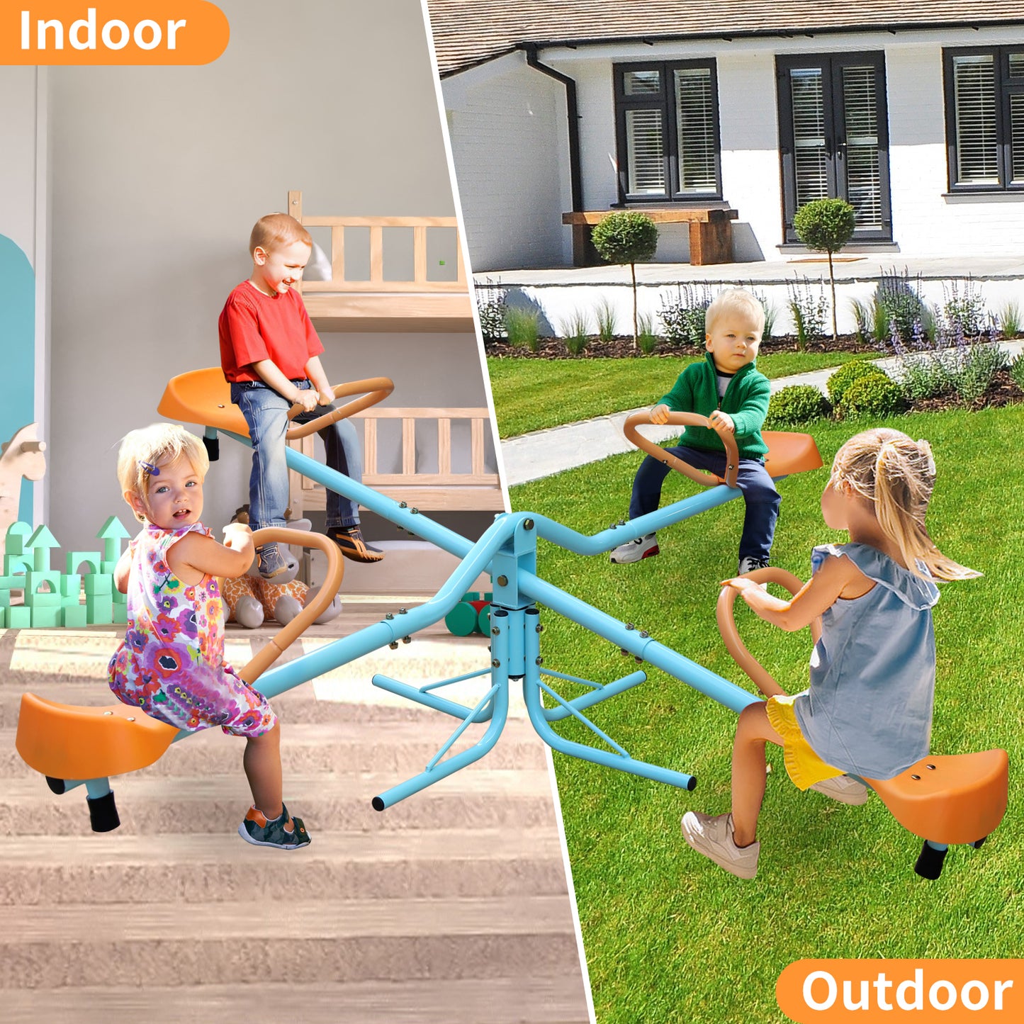 Swivel Spin Seesaw for Kids