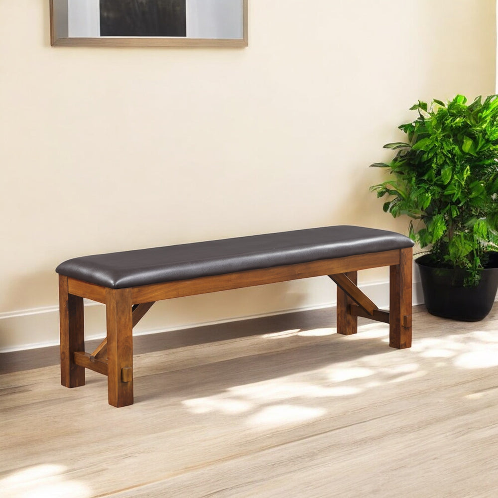 Espresso & Walnut Apollo Bench