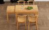 Cozy Farmhouse Dining Set with Extendable Table and Chairs