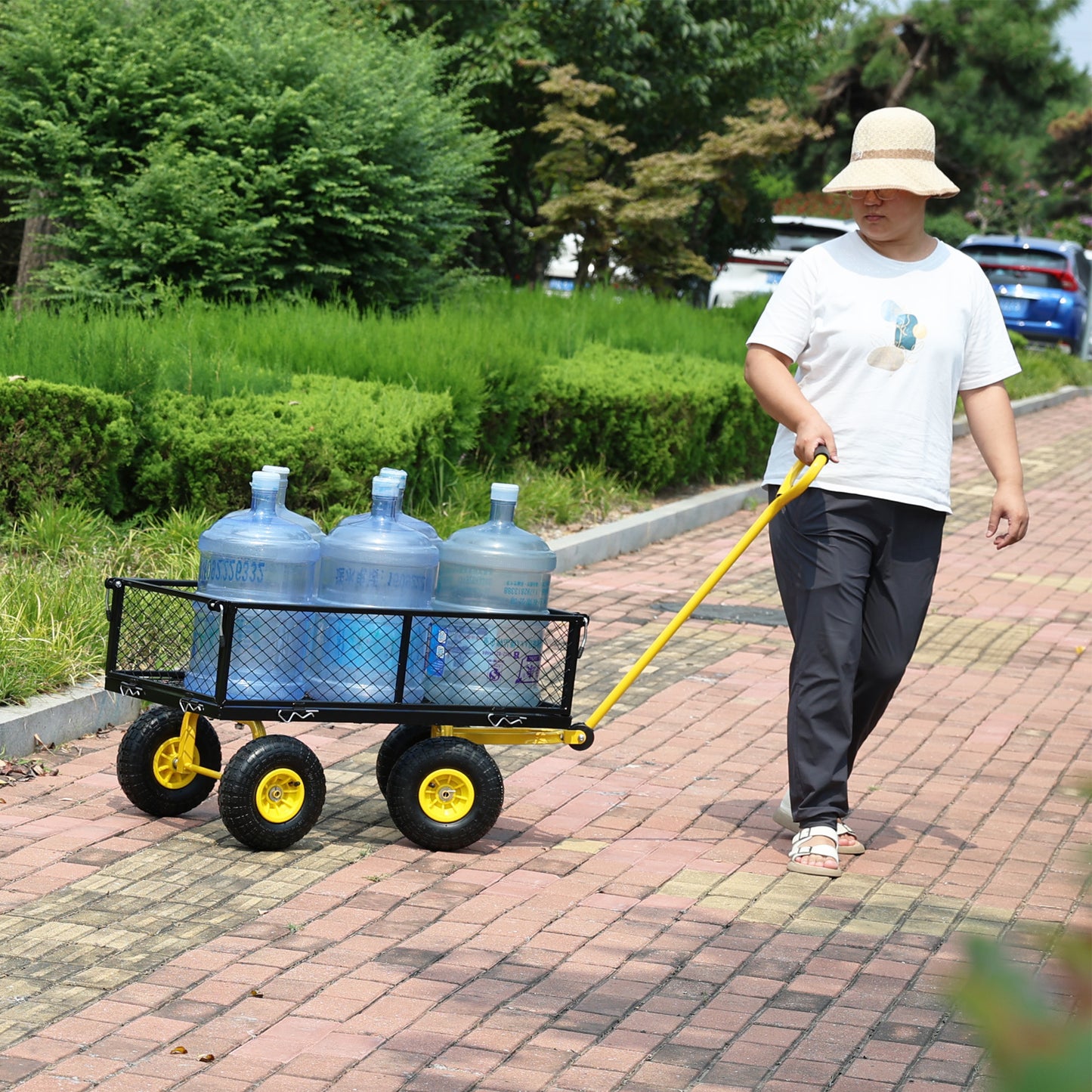 Firewood Wagon Cart – Easy Transport for Your Garden!