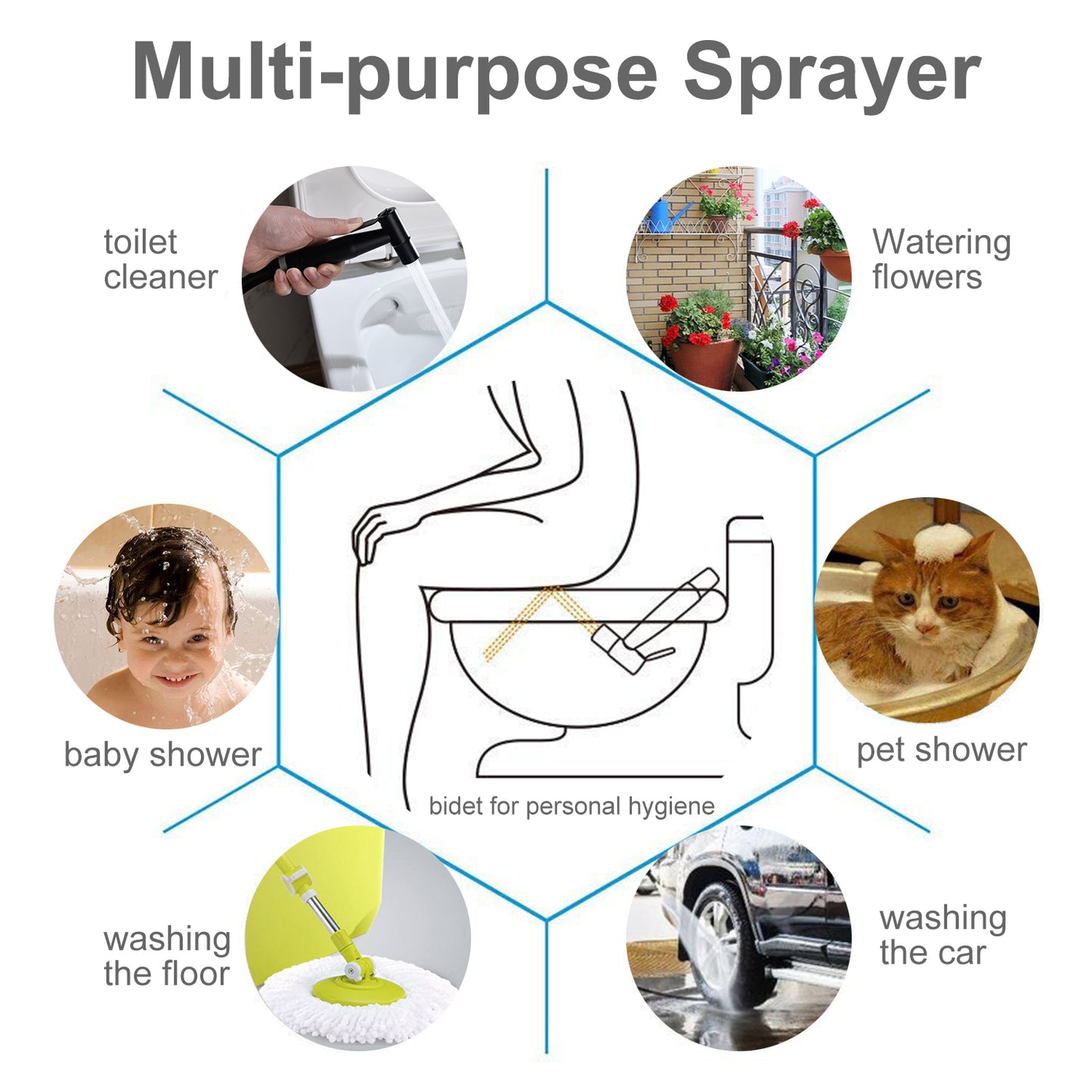 Handy Bidet Sprayer for Easy Cleaning