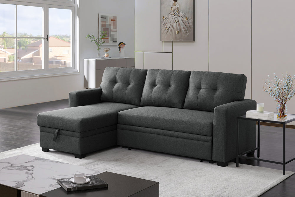 Cozy Convertible Sectional Sofa with Chaise