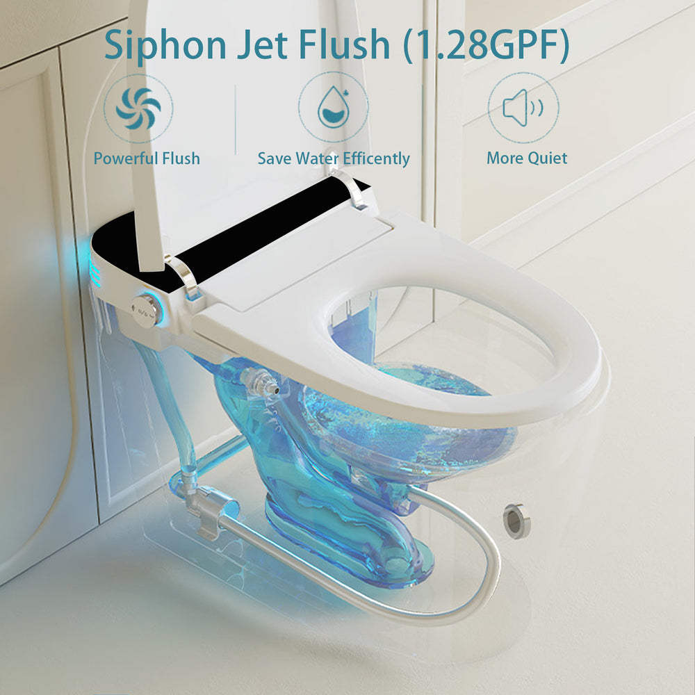 Smart Bidet Toilet: Heated Seat & Auto Features