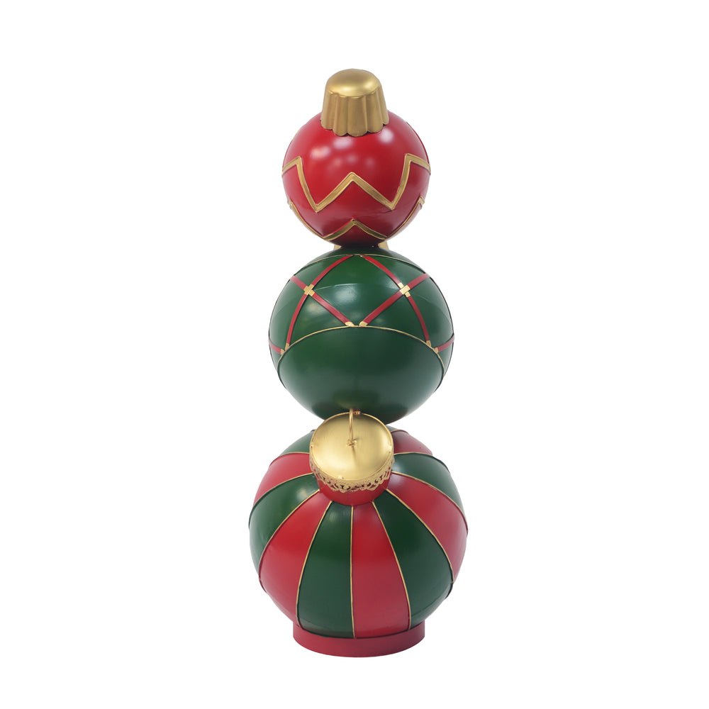 Festive Stacked Holiday Ornaments