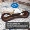 Dreamy Curves Cat Scratcher Bed