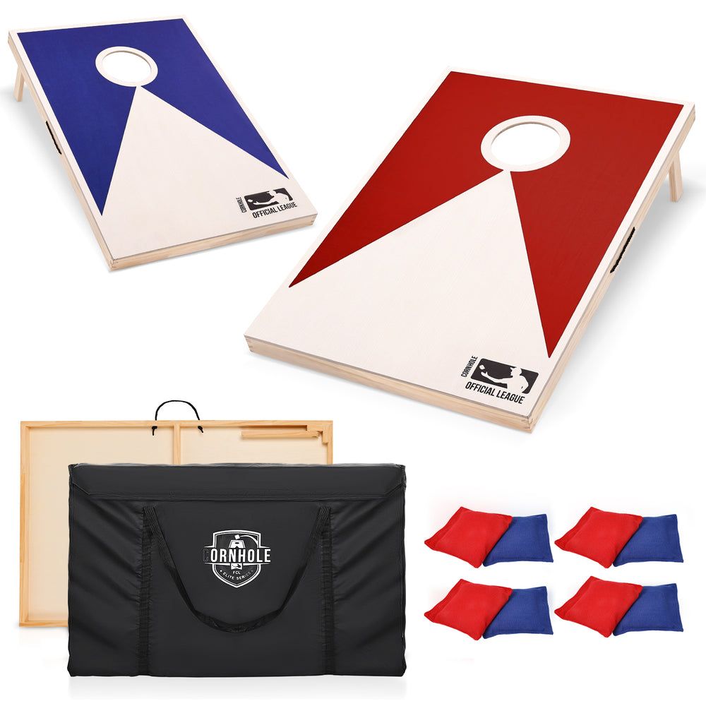 Ultimate Cornhole Experience - Solid Wood Game Set with Toss Bags