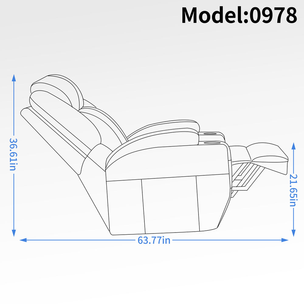 Cozy Lift Recliner with Vibration Massage and Heat for Seniors