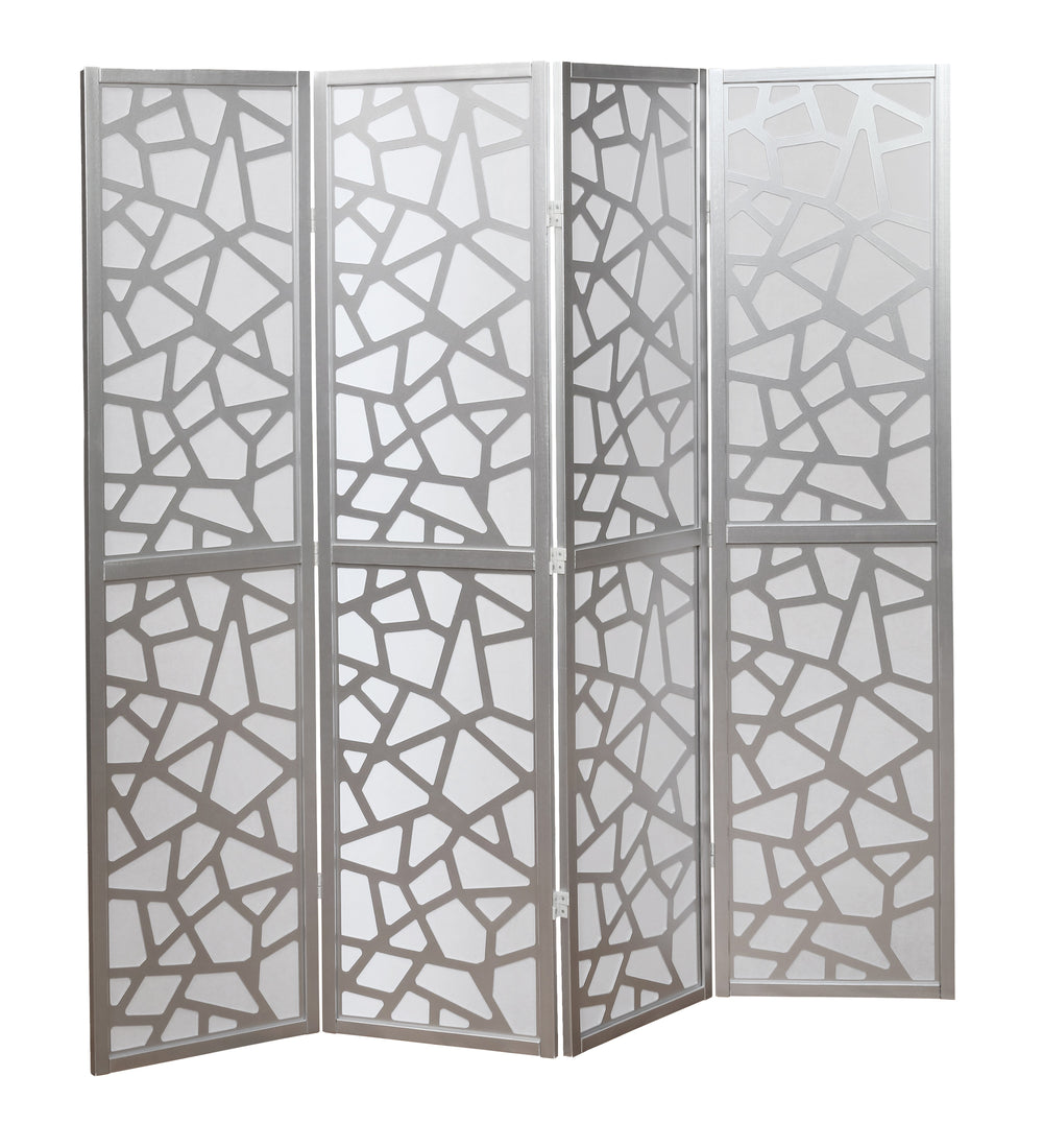 Chic Silver Room Divider