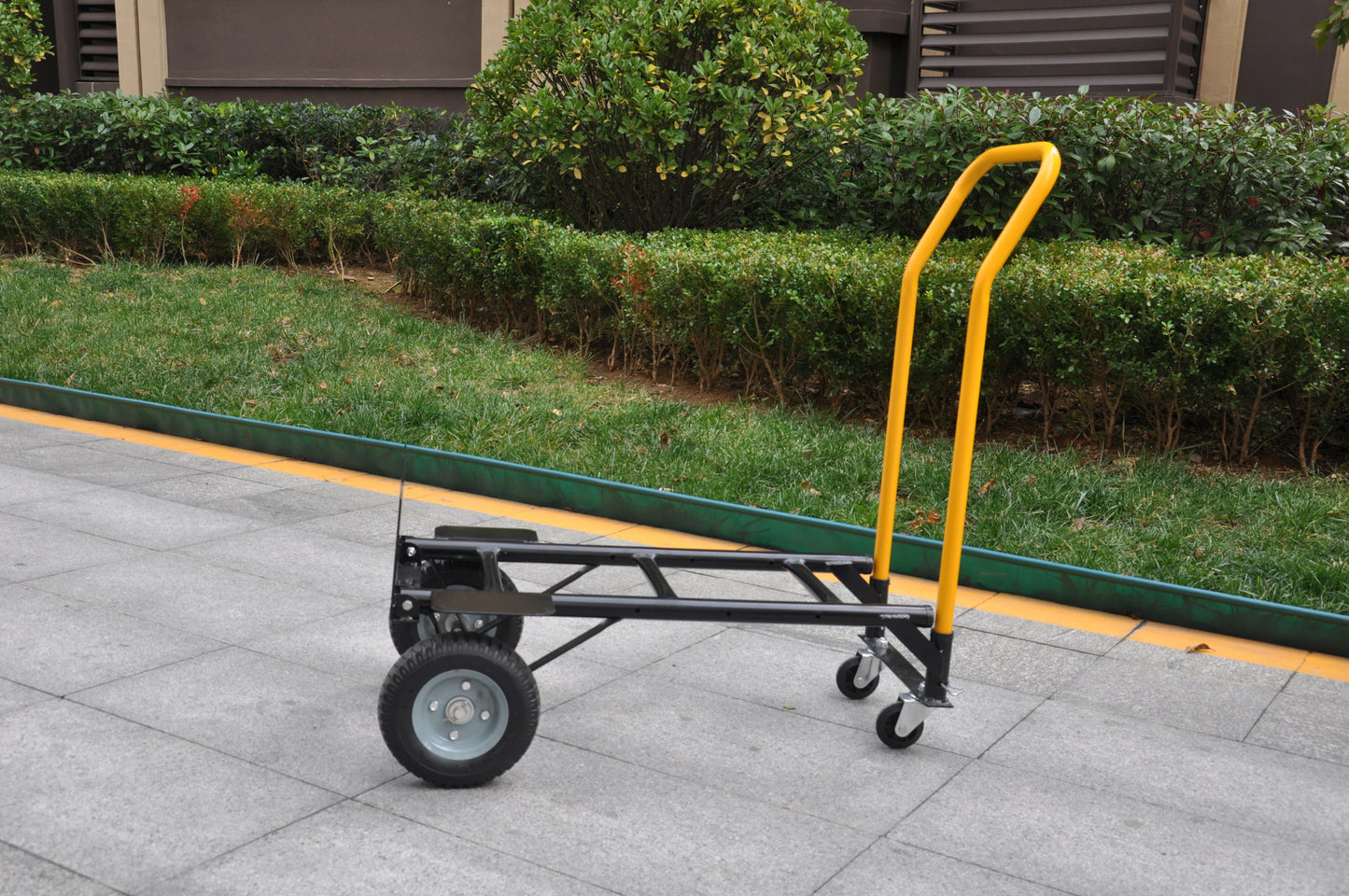 Versatile Heavy-Duty Cart: Dual Dolly & Push Design for Easy Moving