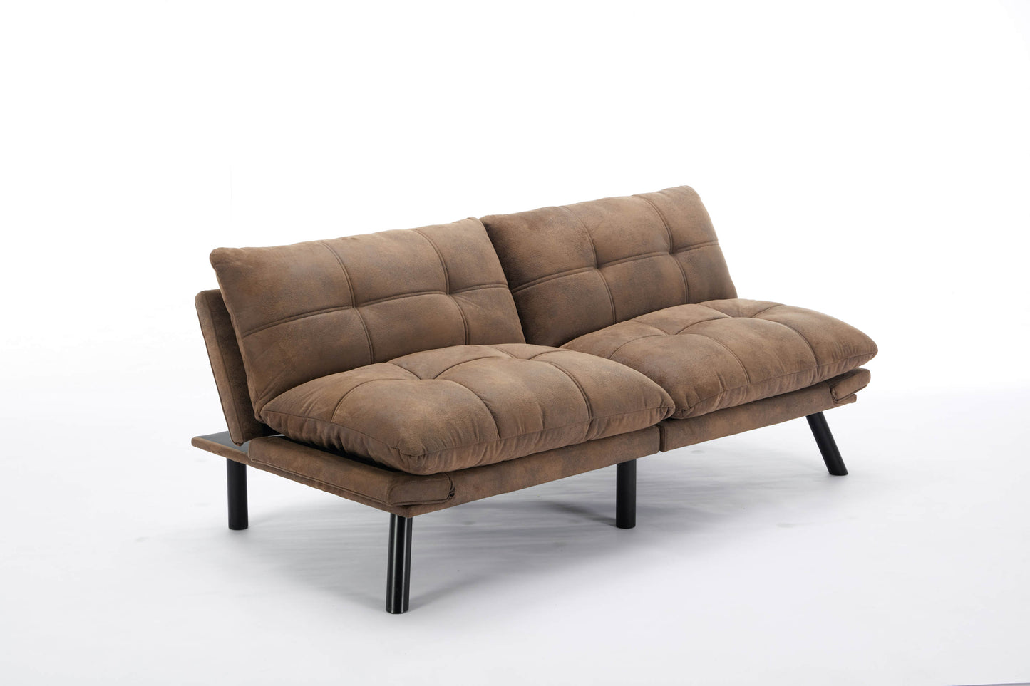 Cozy Brown Convertible Sofa Bed