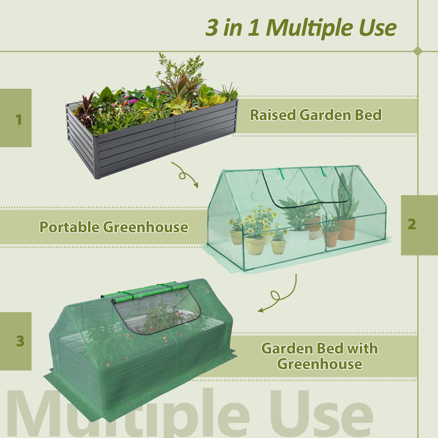 Oasis Garden Grow Box with Greenhouse Cover