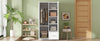 Chic White Wooden Armoire with Double Doors and Ample Storage