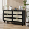 Chic Black Wooden Dresser