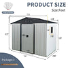 Stylish Outdoor Storage Shed with Window
