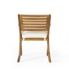 Charming Outdoor Wood Dining Chairs (Set of Two)
