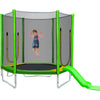 Jump & Play Trampoline with Safety Net and Slide