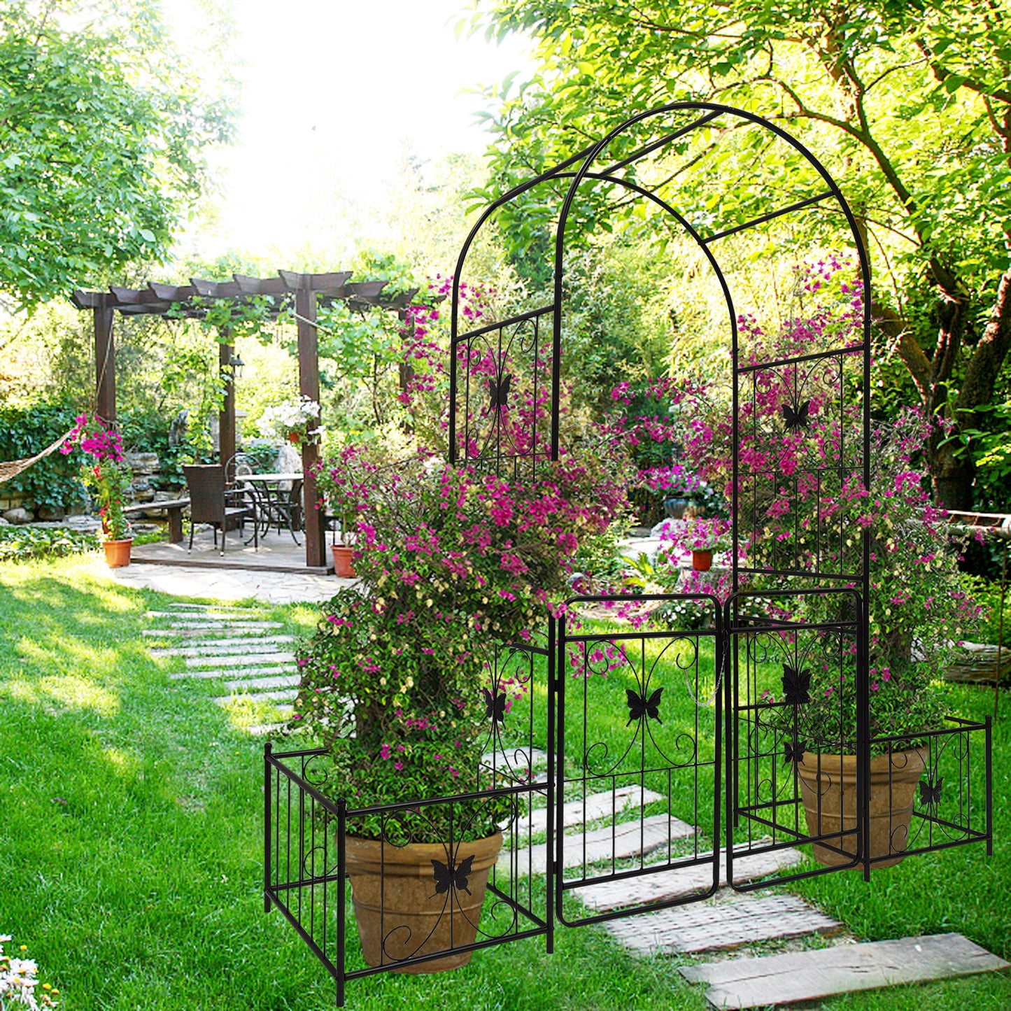 Floral Archway – Stylish Support for Climbing Plants