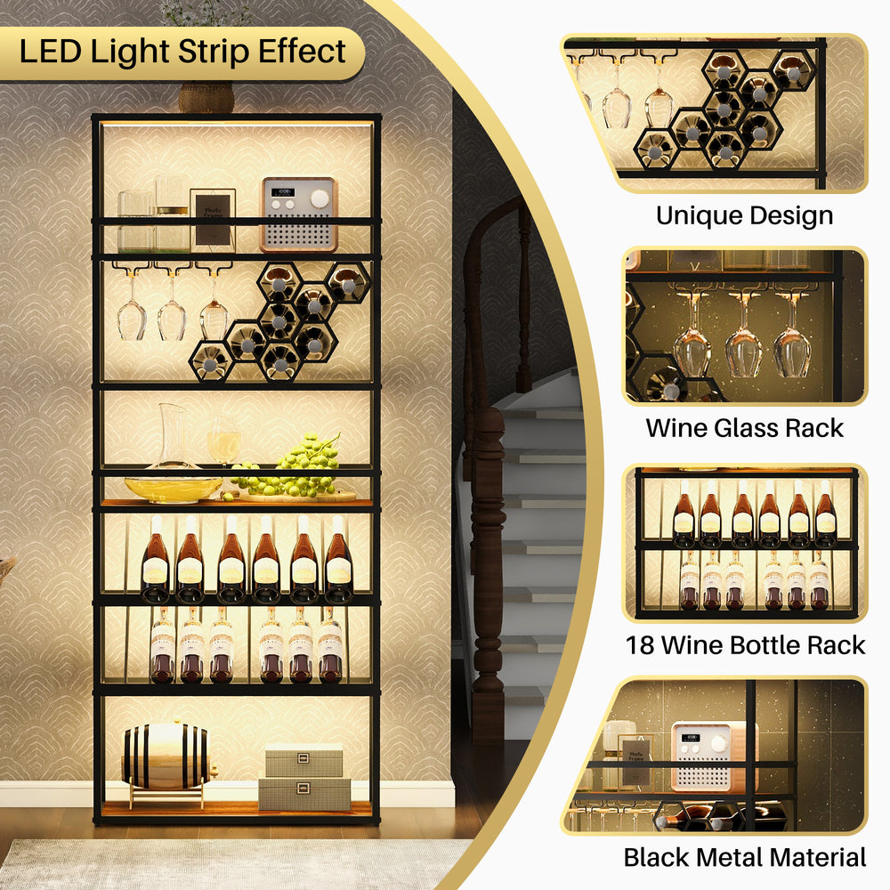 Luxe LED Wine Tower Display