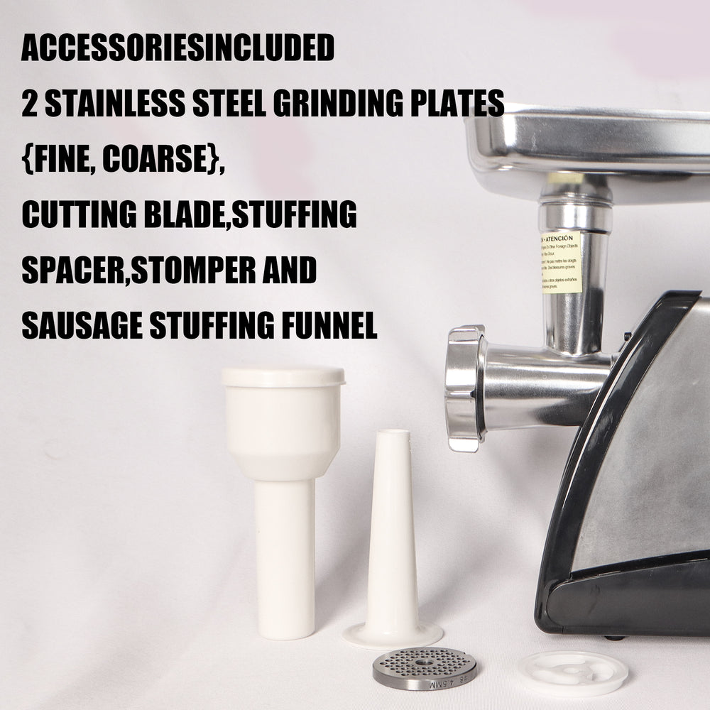 Savory Slicer: Stainless Steel Meat Grinder & Sausage Maker