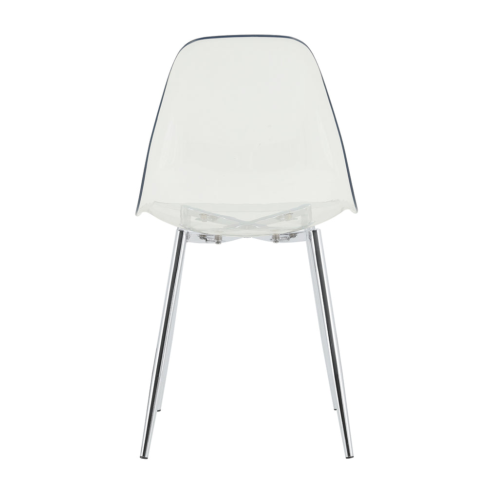 Clear Comfort Chairs - Set of Four