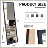 Stylish Black Full-Body Mirror