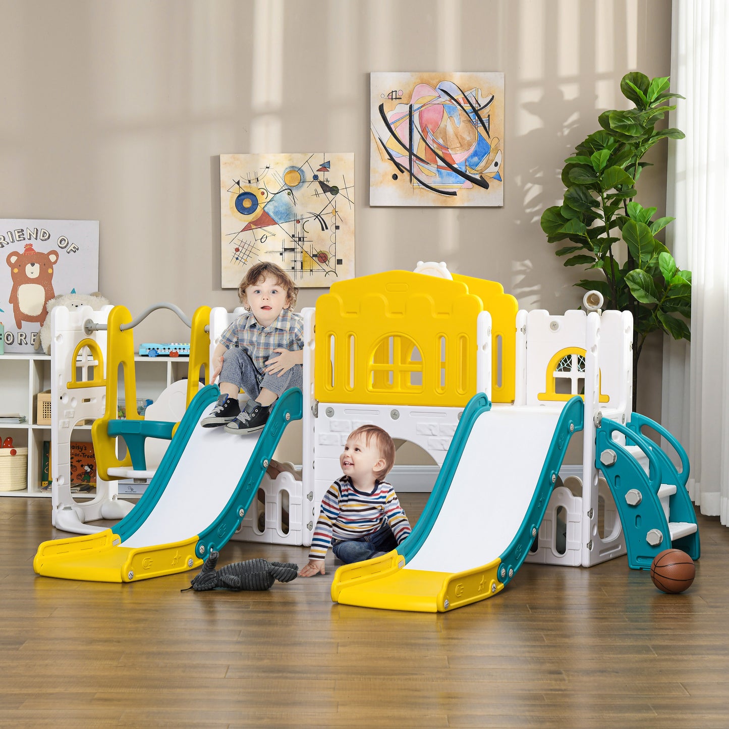 Fun City Adventure Playset: Swing, Slide & Explore!