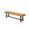 Rustic Outdoor Bench Duo