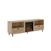 Coastal Charm Rattan TV Stand
