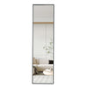 Sleek Black Full-Body Mirror