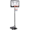 Soozier Adjustable Portable Basketball Hoop