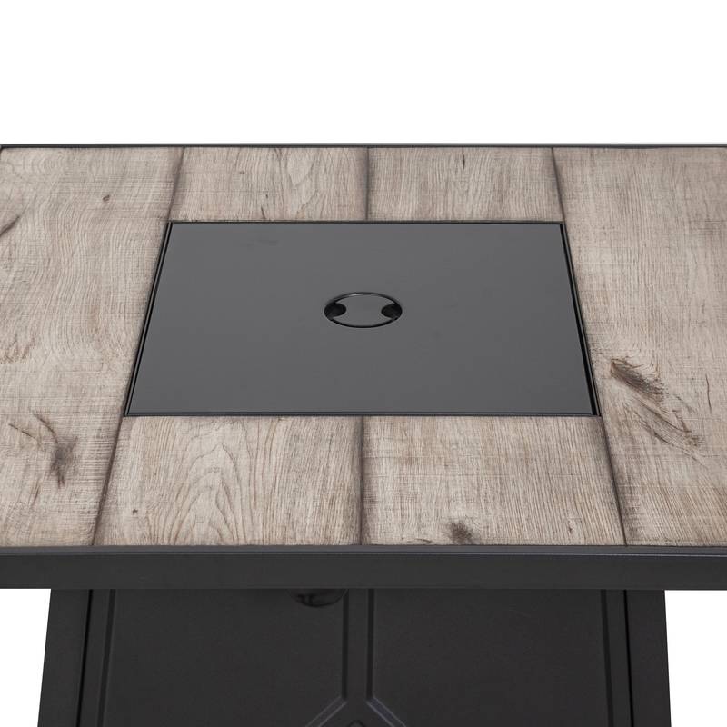 Cozy Outdoor Propane Fire Table with Weather Cover