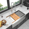 Rustic Stainless Steel Farmhouse Sink