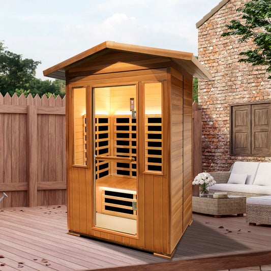 Cozy Spruce Infrared Sauna for One