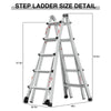 Versatile Wheels-Up Ladder
