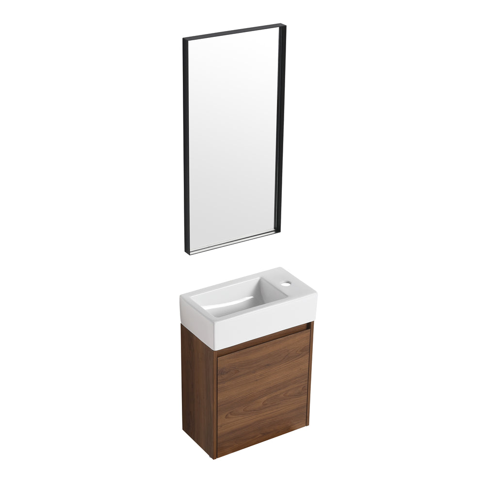 Compact Elegance: Floating Bathroom Vanity