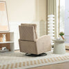Cozy Glider Rocking Chair in Soft Flannel