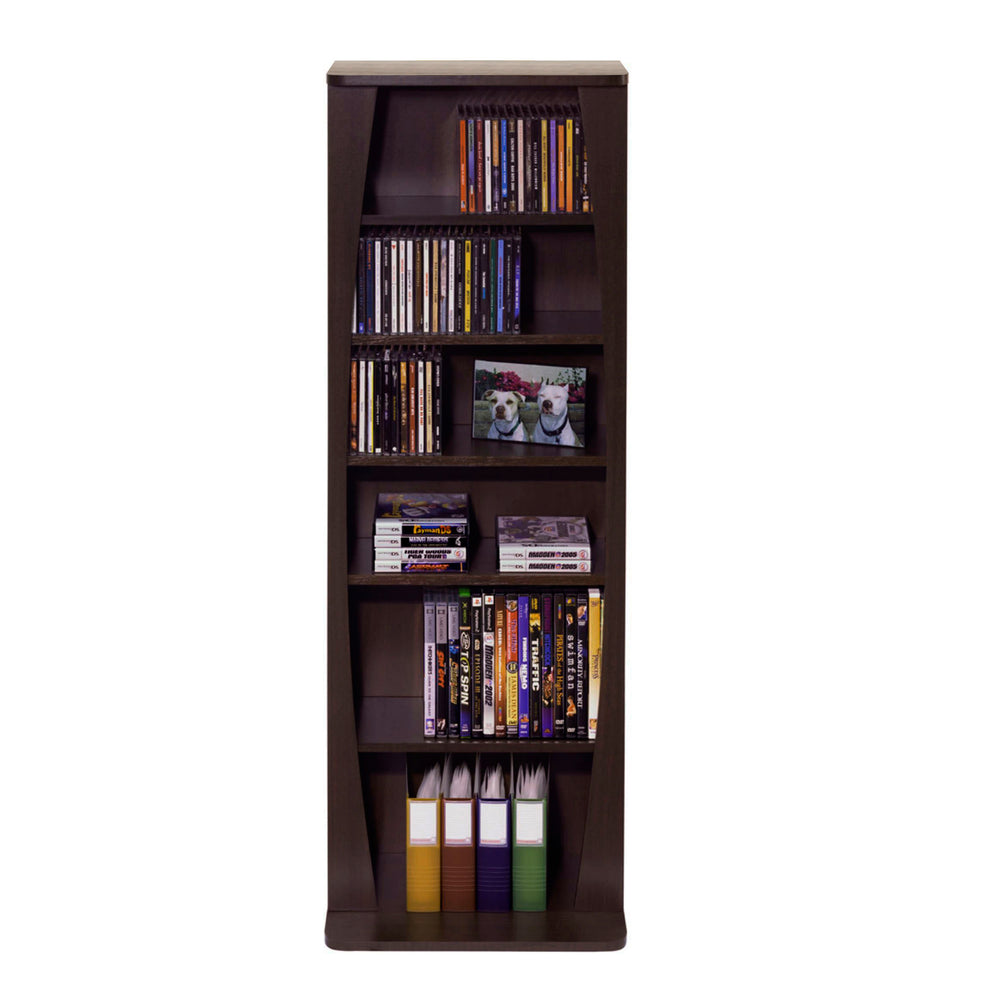 Espresso Media Shelf - Stylish & Sturdy Storage Solution