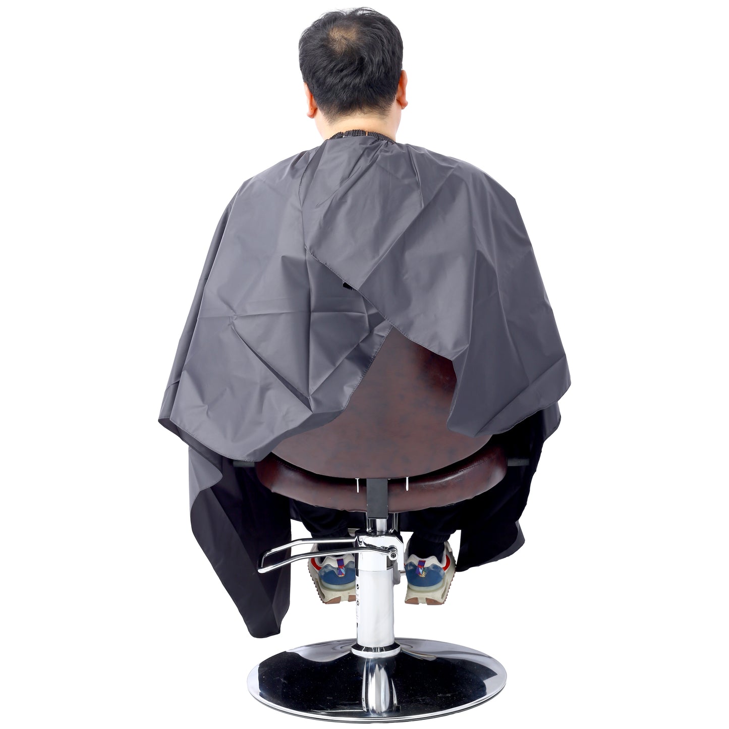 Stylish Hydraulic Salon Chair with Barber Cape