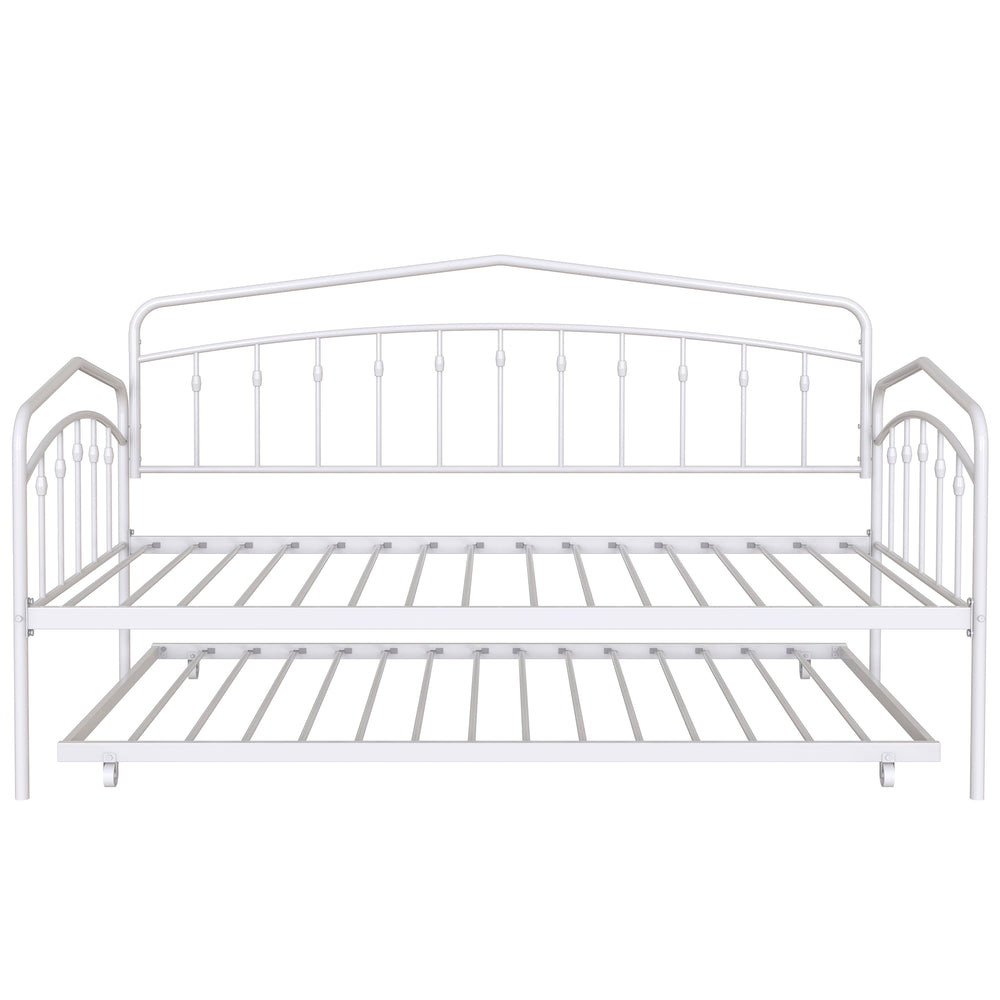 Fox Twin Daybed with Trundle - White Bliss