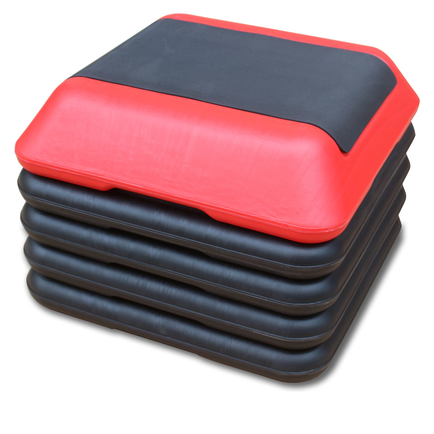 Adjustable Fitness Step Platform - Red Riser Trainer