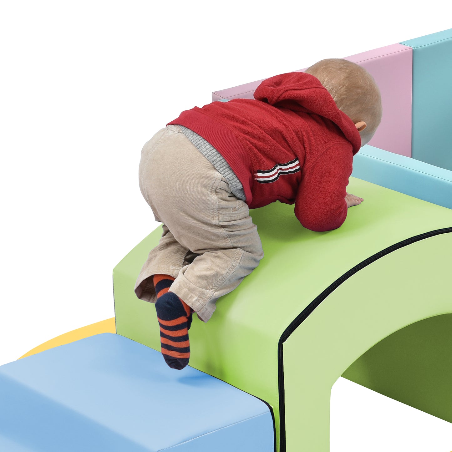 Cozy Climb and Slide Foam Playset for Tots