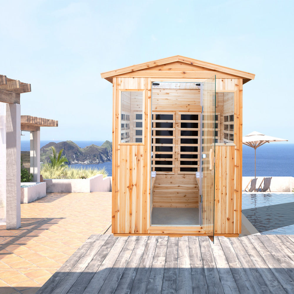 Cozy Haven Outdoor Sauna for Four