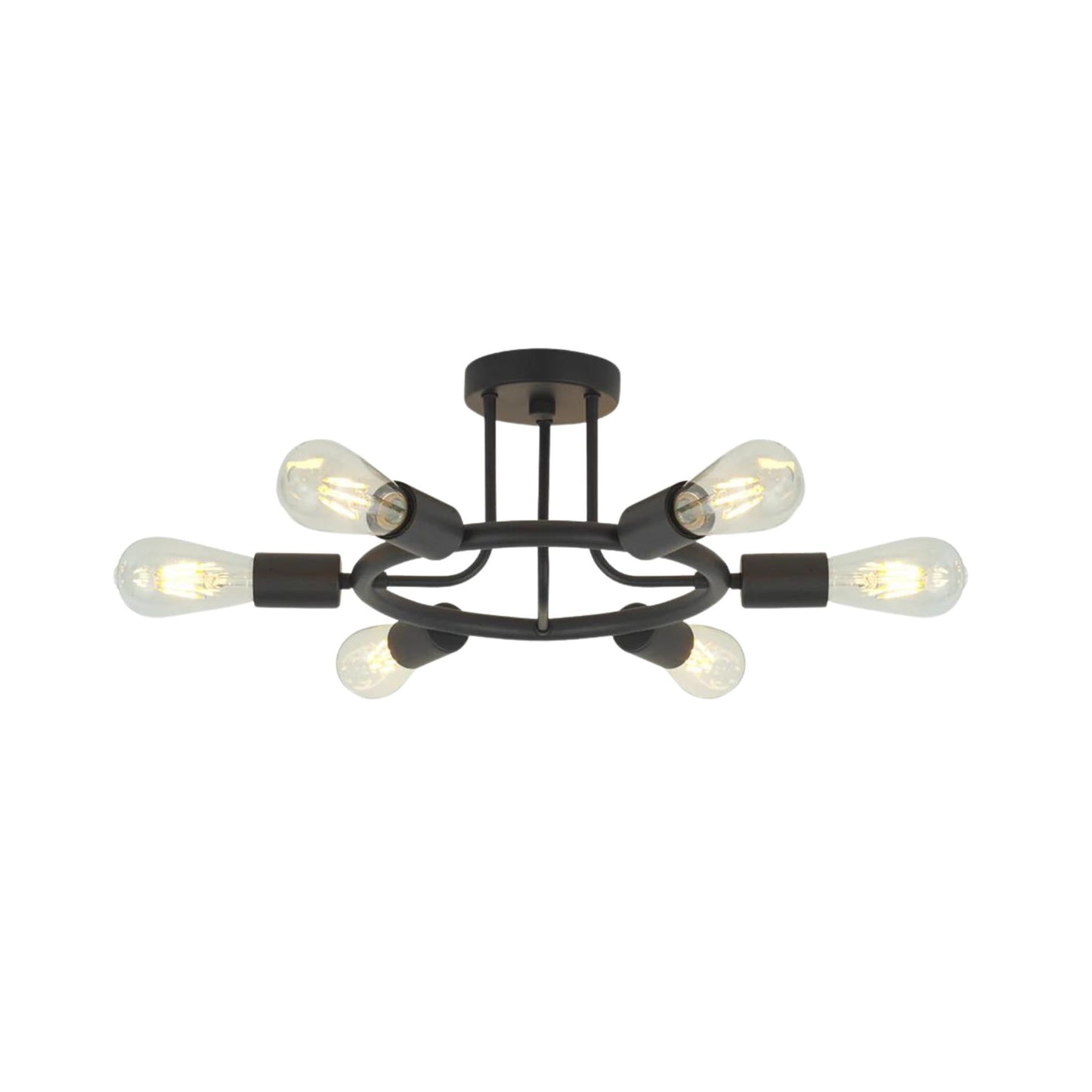 Stylish Black Sputnik Ceiling Light