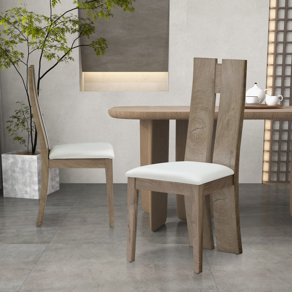 Sleek Comfort Dining Chairs - Set of Two