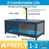 Cozy Tortoise Lodge with Waterproof Tray